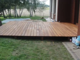 Schody drewniane i tarasy-Drewniany taras