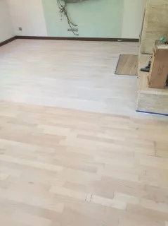 Renowacja, konserwacja podłogi-Podłoga po szlifowaniu